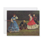Croquet By Homer Winslow (Best Quality) invitations