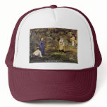 Croquet Match By Manet Edouard hats