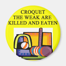 CROQUET REFRIGERATOR MAGNETS
