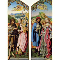 Cross-Altar Scene, Left Wing: The Hll. John The Ba Cut Out