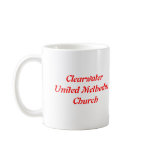 Cross and flame, ClearwaterUnited MethodistChurch Coffee Mug