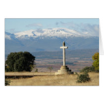 Cross and Mountains Card cards