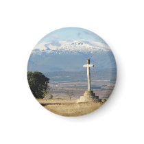 Cross and Mountains Magnet magnets