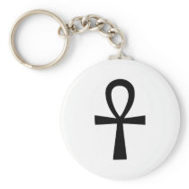 Cross Ankh Keychain