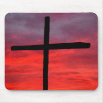 cross at Sunrise Mouse Mats