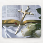 Cross & Bible Mouse Pad