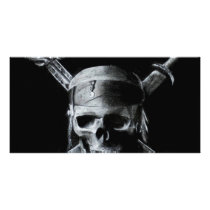 Cross Bones Picture Card