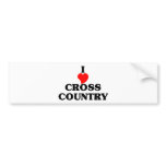 Cross Country bumper stickers