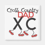 Cross Country Dad - Cross Country Runner Dad Refrigerator Magnet