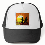 CROSS COUNTRY - GOTTA RUN - STAMP - SUNSET hats