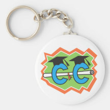 Cross Country Runner Graduate Key Chain