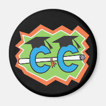 Cross Country Runner Graduate Magnet