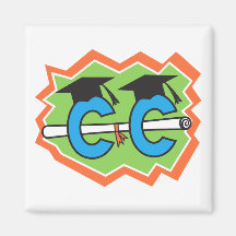Cross Country Runner Graduate Refrigerator Magnet