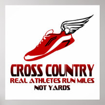 Cross Country Running Poster