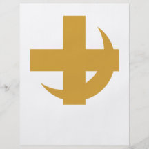 Cross & Crescent Gold Flyer
