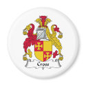 Cross Family Crest magnets