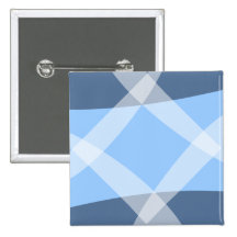 Cross Hatch Blue Button