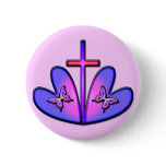 CROSS HEARTS AND BUTTERFLIES buttons