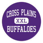 Cross Plains - Buffaloes - High - Cross Plains stickers