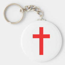Cross (Red) Key Chain