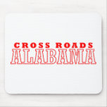 Cross Roads, Alabama City Design Mousepads