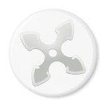 Cross shuriken magnets