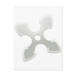 Cross shuriken postcards