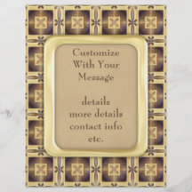 Cross Stitch Flyer Design