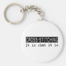 Cross-stitching It Is Key Chains