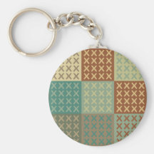 Cross-stitching Pop Art Key Chain