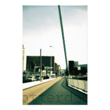 Cross the bridge, you're not rich custom stationery