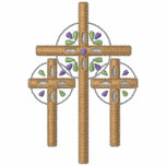 Cross Trio embroidered shirts