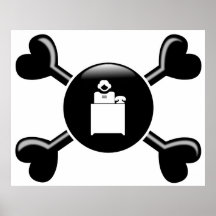Crossbones Administrative Assisting Posters