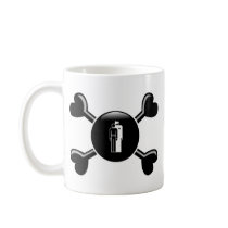 Crossbones Arresting People Coffee Mugs