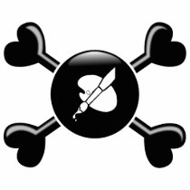 Crossbones Art Cut Out