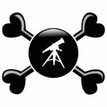 Crossbones Astronomy Photo Cut Outs