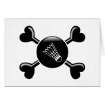 Crossbones Badminton Card