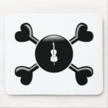 Crossbones Cello Mouse Mats