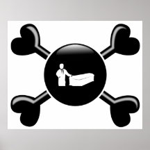 Crossbones Funerals Print