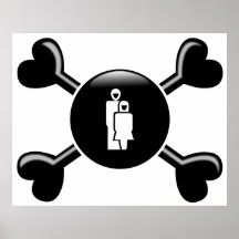 Crossbones Kindergarten Poster