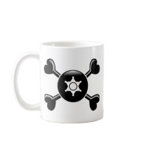 Crossbones Police Work Mug