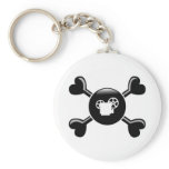 Crossbones Projection keychains