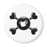 Crossbones Projection magnets