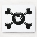 Crossbones Projection mousepads