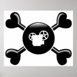 Crossbones Projection posters
