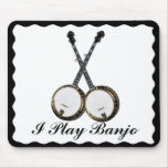 CROSSED BANJOS-MOUSEPAD