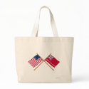 Crossed Betsy Ross and Taunton Flags bags