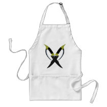 Crossed Blades Aprons
