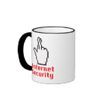 Crossed Fingers Cursor mugs