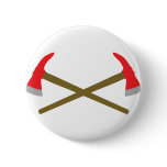 crossed firefighter axe button